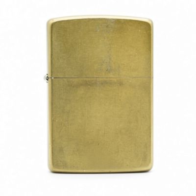 1989 Zippo Slim Brass Lighter