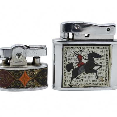 Vintage Lighters Lot - Horse & Scrollwork Design