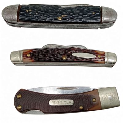 (3) Vintage Pocket Knife Lot