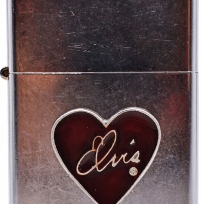 Elvis Heart Zippo Lighter - Cool