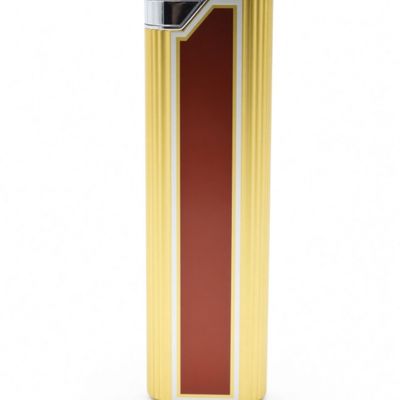 Win Touch Slim Electronic Lighter, Gold-Tone