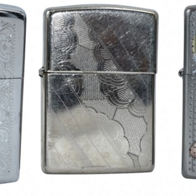 Three Zippo Lighters- Fired