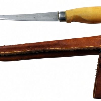 J. Marttini Finnish Fillet Knife, Birch Handle