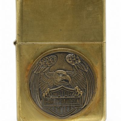 Zippo Harley-Davidson Eagle Emblem Brass Lighter