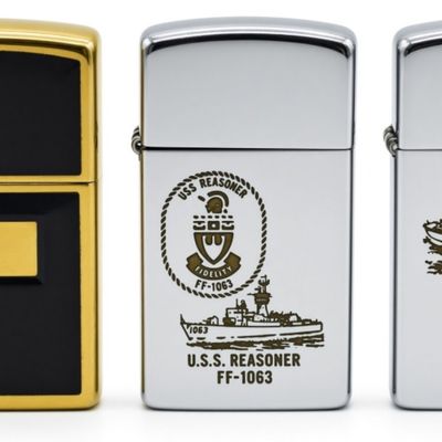 Military Naval Zippo Vintage Lighters (3)