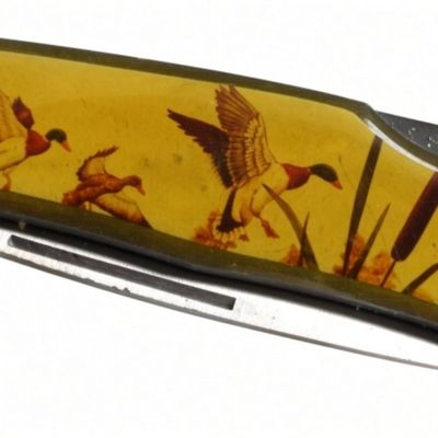 Case XX Folding Knife, Waterfowl Scene Handle