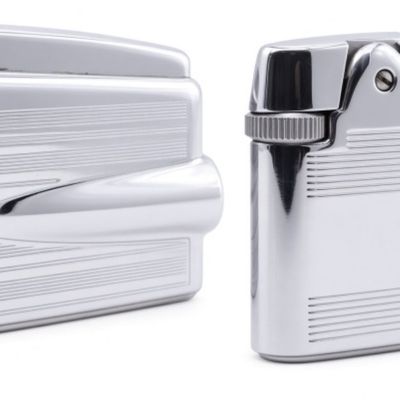 Ronson Varaflame Butane Lighter Pair