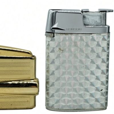 Three Vintage Ronson Lighters Collection