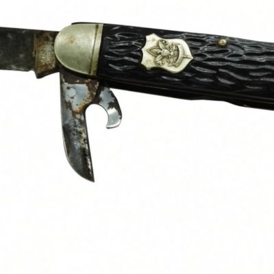 Camillus Scout Black Jigged Knife