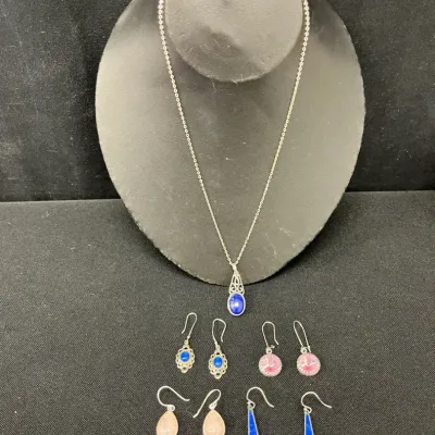 Sterling Necklaces And Earring