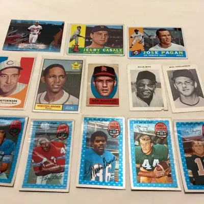 Vintage Baseball and Football Cards 
