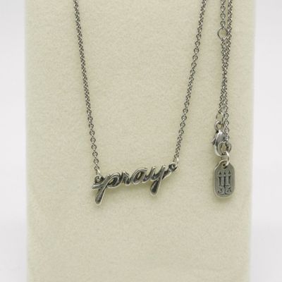 James Avery "Pray" Necklace, Sterling