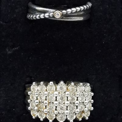 Pandora Diamond Ring & Other Diamond Ring