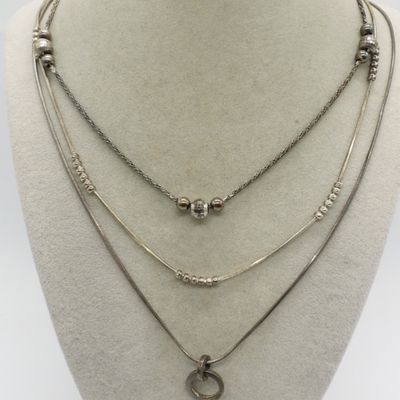 3 Simple Sterling Necklaces