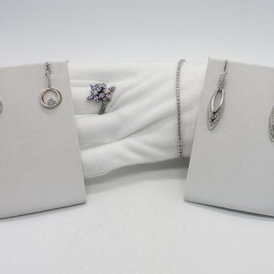 Simulated Diamond 925 Set