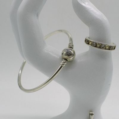 Disney Sterling Silver Jewelry Lot, 3 Pieces