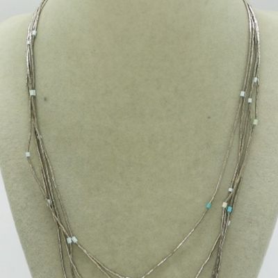 Liquid Sterling Necklace & Two Rings