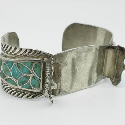 Navajo Sterling Watch Cuff Bracelet