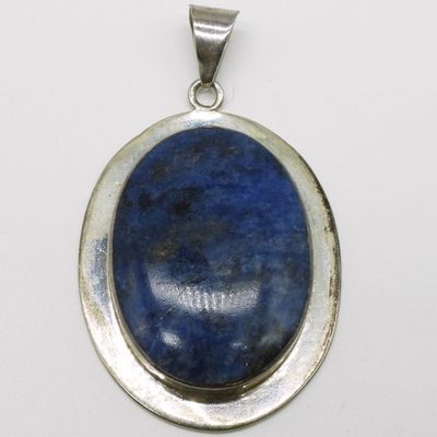 Sodalite Sterling Pendant