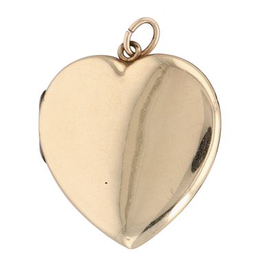 Binder Bros Vintage 10K Yellow Gold Filled Large Heart Locket