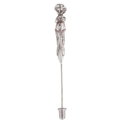 Gorham Sterling Silver Art Nouveau Cherub Of Time Stick Pin