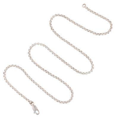 Sterling Silver Rolo Chain Necklace
