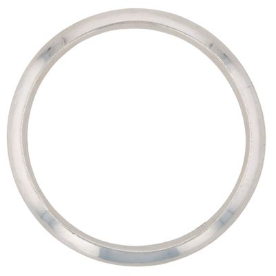 Sterling Silver Thick Triangular Modern Bangle Bracelet
