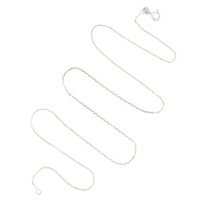 Livior Italy Sterling Silver Cable Chain Necklace