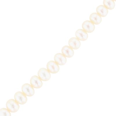 Sterling Silver Pearl Long Strand Necklace