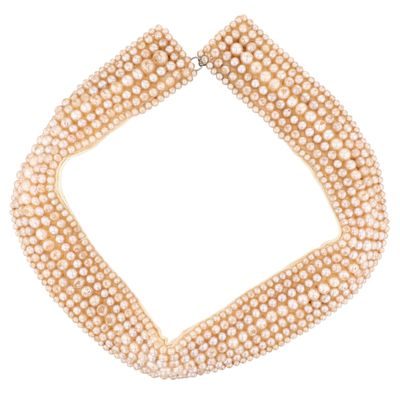 Kimball Japan Vintage Faux Pearl Accent Collar
