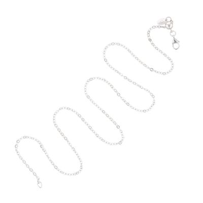 Angara Sterling Silver Cable Chain Necklace
