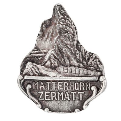 Vintage 800 Silver Matterhorn Zermatt Brooch