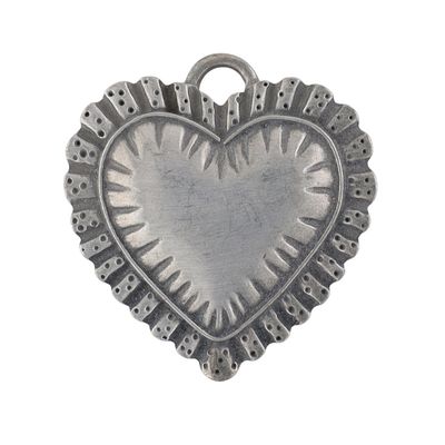 Longaberger Pewter Sweet Heart Pendant