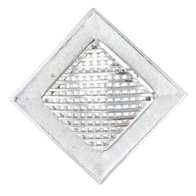 Sarah Coventry Silver Tone Textured Open Work Brooch