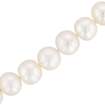 14K Yellow Gold Pearl Strand Necklace