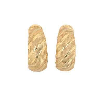 Napier Gold Tone Hoop Earrings