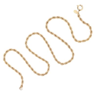 Laguna Gold Tone Rope Chain Necklace