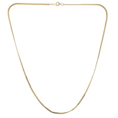 Avon 14K Yellow Gold Filled Flattened Chain Necklace