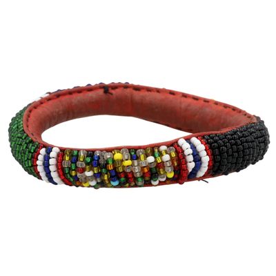 Vintage Cherokee Microbead Bangle Bracelet