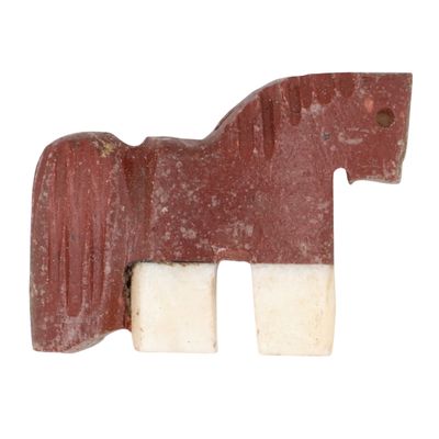 Award Winning Artist Stacey Turpen Navajo Pipestone Horse Fetish Carving