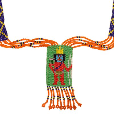 Southwest Multi-Color Microbead Necklace