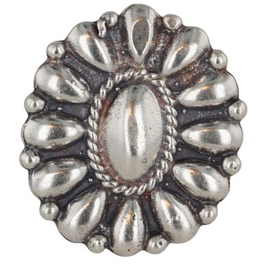 Charlene Yazzie Navajo Sterling Ring Sz 8.5