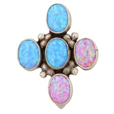Felix Perry Navajo Sterling Opal Ring Sz 2