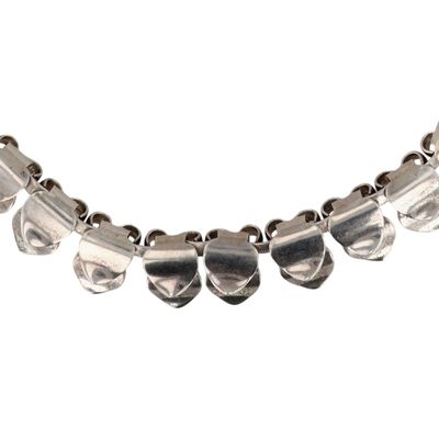 Vintage Napier Sterling Wavy Link Necklace
