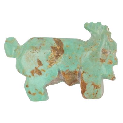 Award Winning Artist Stacey Turpen Navajo Turquoise Animal Fetish Carving