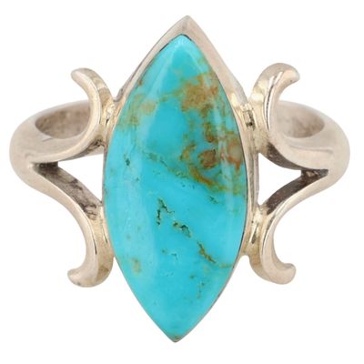 Navajo Sterling Turquoise Ring Sz 7