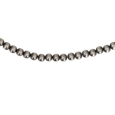 Southwest Sterling Oxidized Bead Necklace