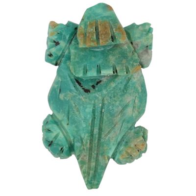 Award Winning Artist Stacey Turpen Navajo Turquoise Lizard Fetish Carving