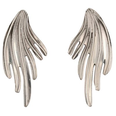 Charles Johnson Navajo Sterling Earrings
