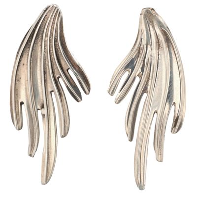 Charles Johnson Navajo Sterling Earrings